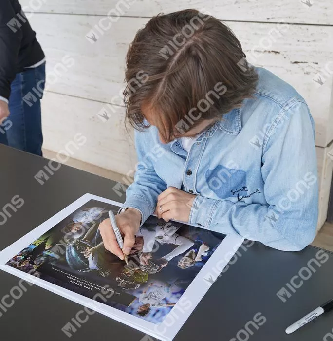 Icons Luka Modric Signed Montage Print: 2018 Ballon D'Or Winner