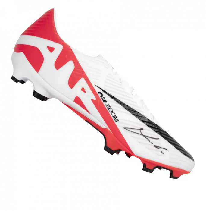 Icons Luka Modric Signed Nike Mercurial Vapor Boot In Acrylic Case