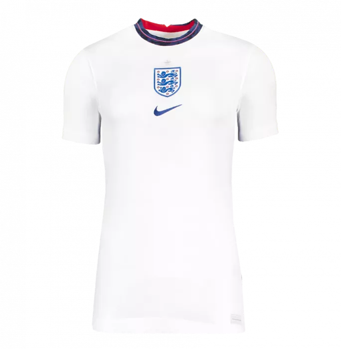 Icons Luke Shaw Back Signed England 2020 Home Shirt With Fan Style Numbers