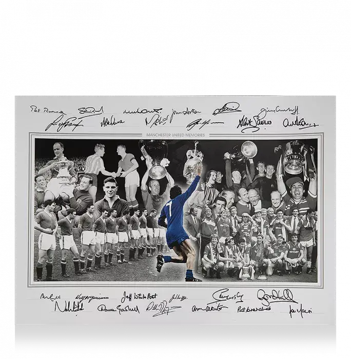 Icons Manchester United Squad Signed Print: 24 Red Devils Special Edition