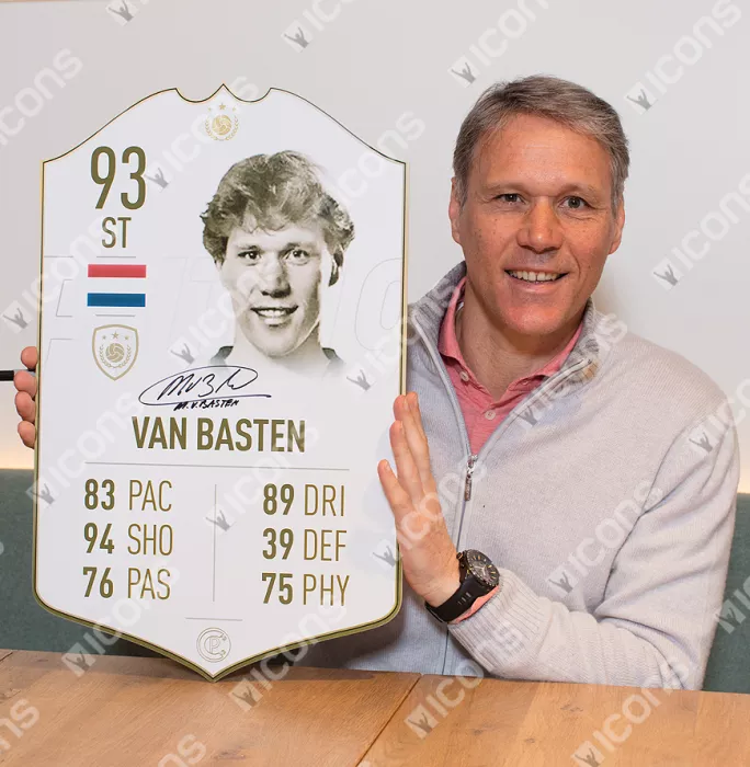 Icons Marco Van Basten Signed Netherlands FIFA Ultimate Team Card