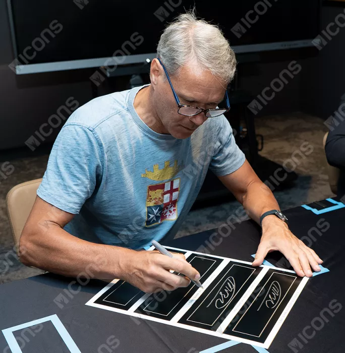 Icons Marco Van Basten Signed Plaque And Photo Frame: UEFA EURO 1988 Winner