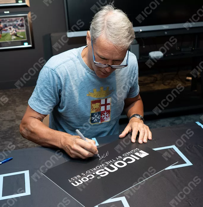 Icons Marco Van Basten Signed Plaque And Photo Frame: UEFA EURO 1988 Winner