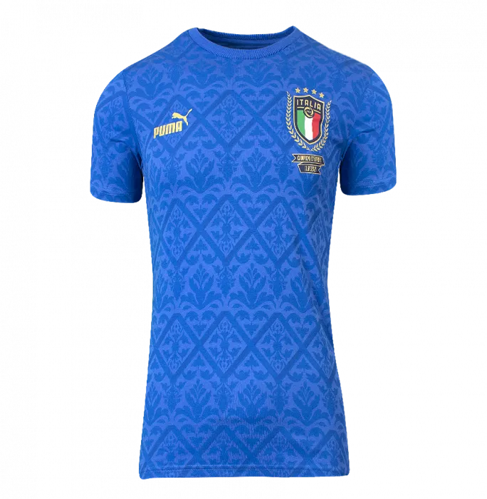 Icons Marco Verratti Back Signed Italy 2020 Champions T-Shirt With Fan Style Numbers (XL Boys) In Classic Frame