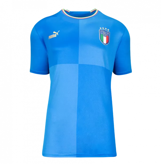 Icons Marco Verratti Back Signed Italy Modern Shirt In Classic Frame