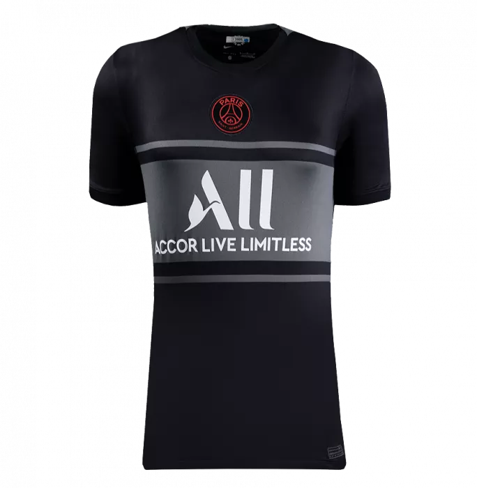 Icons Marco Verratti Back Signed Paris Saint-Germain 2021-22 Third Shirt In Deluxe Packaging