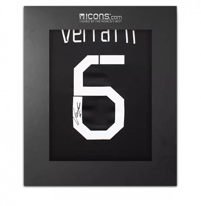icons Marco Verratti Back Signed Paris Saint-Germain 2021-22 Third Shirt In Deluxe Packaging