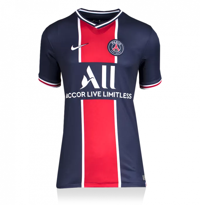 Icons Marco Verratti Back Signed Paris Saint-Germain 2020-21 Home Shirt