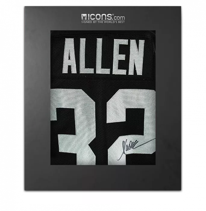 icons Marcus Allen Back Signed Oakland Raiders Jersey In Deluxe Packaging