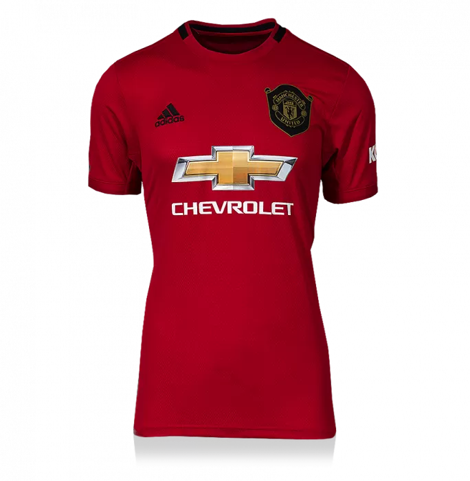 Icons Marcus Rashford Signed Manchester United 2019-20 Home Shirt In Hero Frame: Option 1