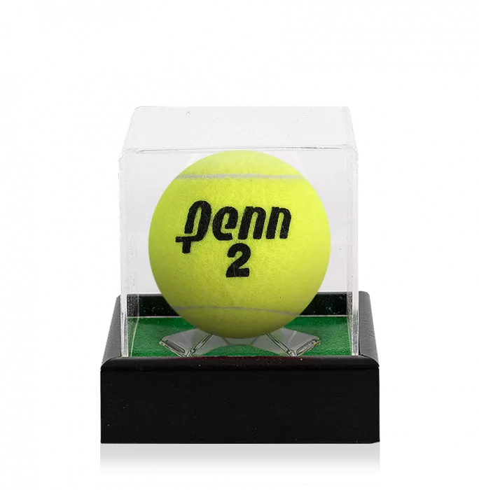 Icons Martina Hingis Signed Penn Tennis Ball In Acrylic Case