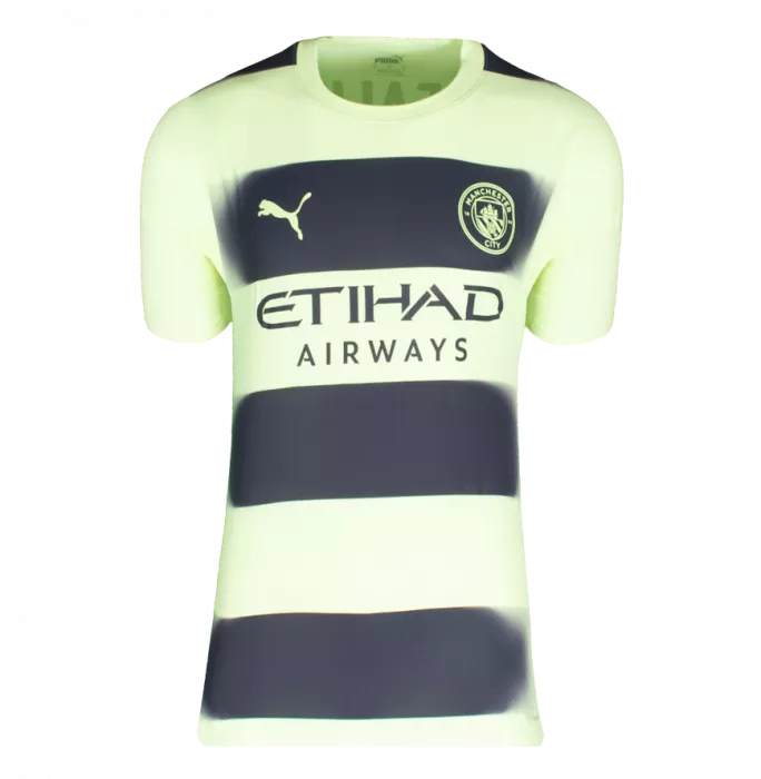 Icons MATCH ISSUE Jack Grealish Back Signed Manchester City 2022-23 Third Shirt