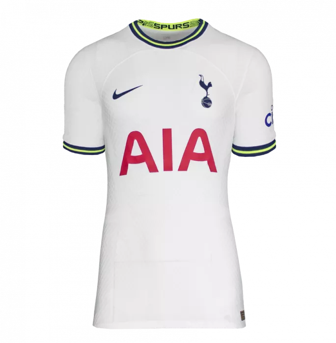Icons MATCH ISSUE Son Heung-min Back Signed Tottenham Hotspur 2022-23 Home Shirt In Classic Frame