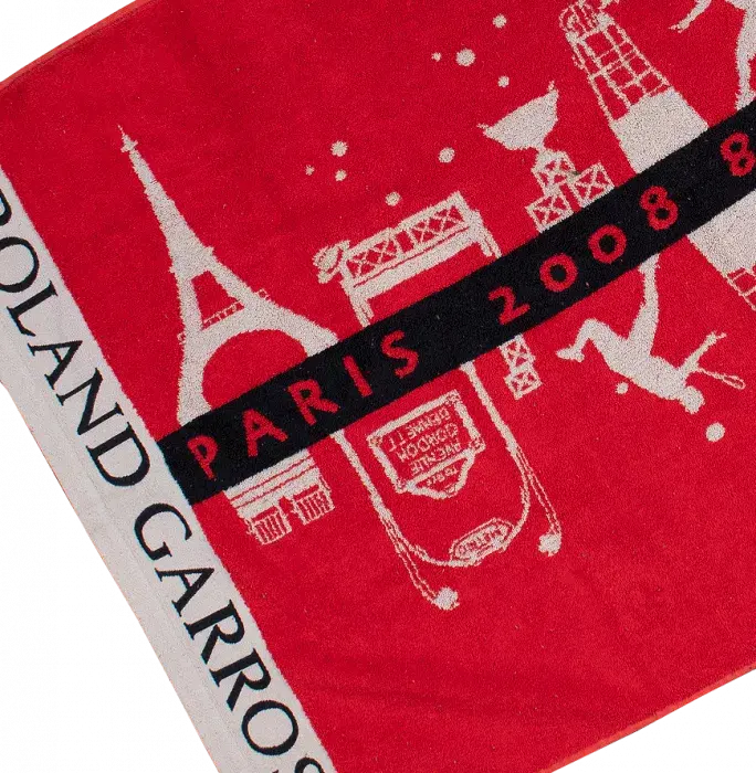 Icons MATCH USED Rafael Nadal 2008 French Open Towel