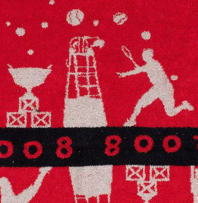 Icons MATCH USED Rafael Nadal 2008 French Open Towel