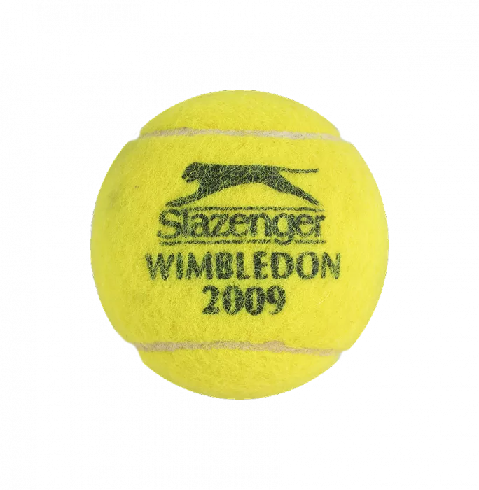 Icons MATCH USED Roger Federer Signed 2009 Wimbledon Tennis Ball In Acrylic Case
