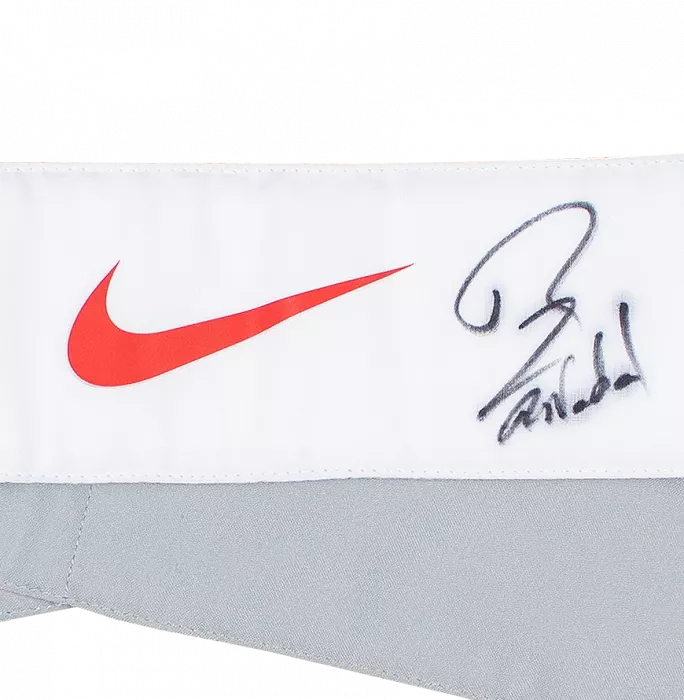 Icons MATCH WORN Rafael Nadal Signed White Wimbledon Bandana