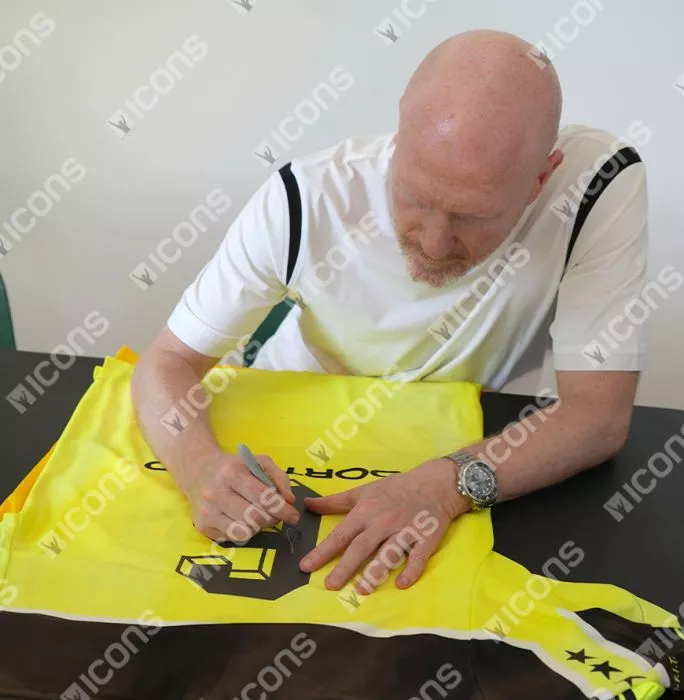 Icons Matthias Sammer Official UEFA Champions League Back Signed And Hero Framed Borussia Dortmund 1997-98 Home Shirt