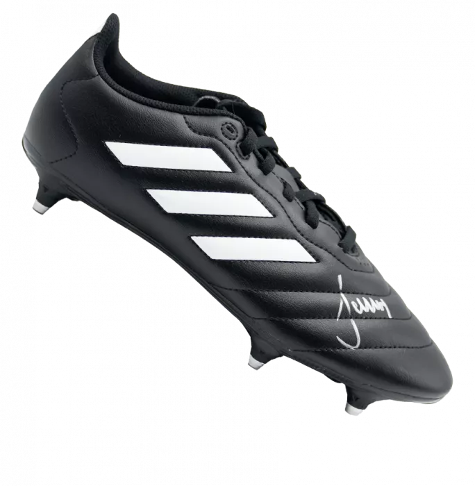 Icons Matthias Sammer Signed Adidas Boot In Acrylic Case