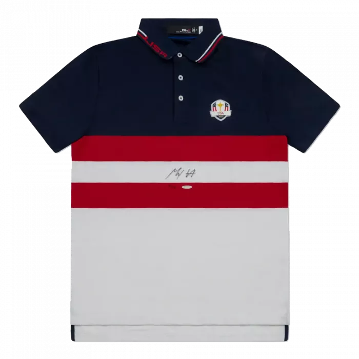 Icons Max Homa Signed Ralph Lauren 2023 Ryder Cup USA Sunday Polo