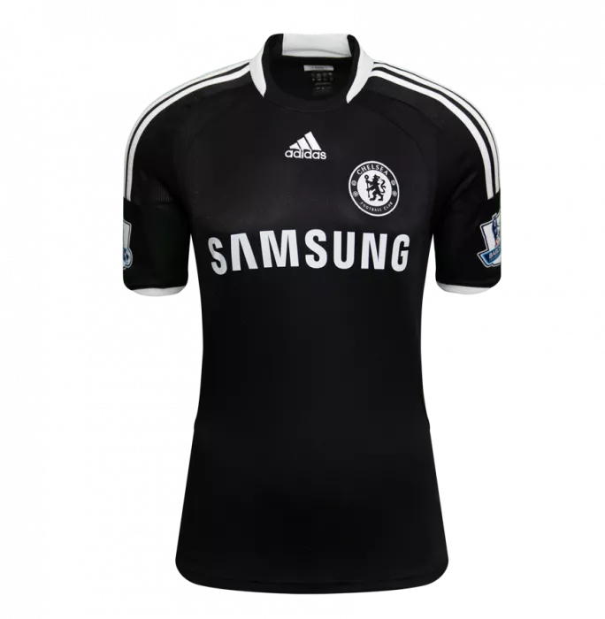 Icons Michael Ballack Official Chelsea FC Signed And Framed 2008-09 Away Shirt