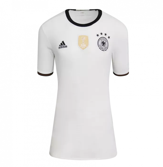 Icons Michael Ballack Official FIFA World Cup™ Back Signed And Hero Framed Germany 2015-16 Home Shirt