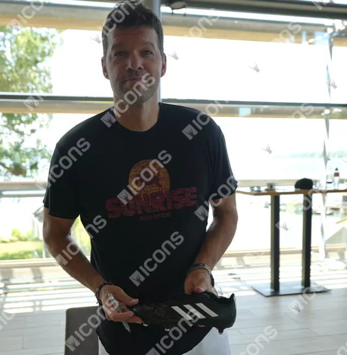 Icons Michael Ballack Signed Adidas Boot In Deluxe Packaging