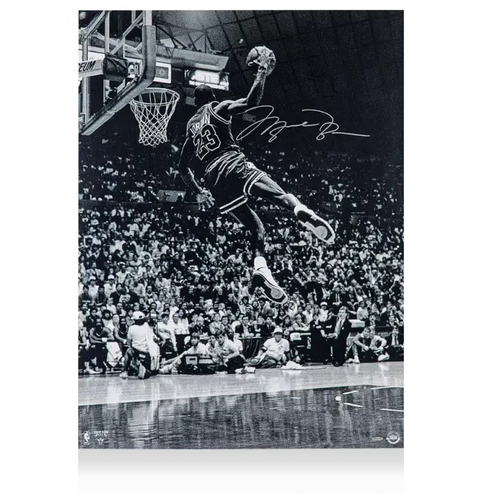 icons Michael Jordan Signed Chicago Bulls Photo: Frozen in Time