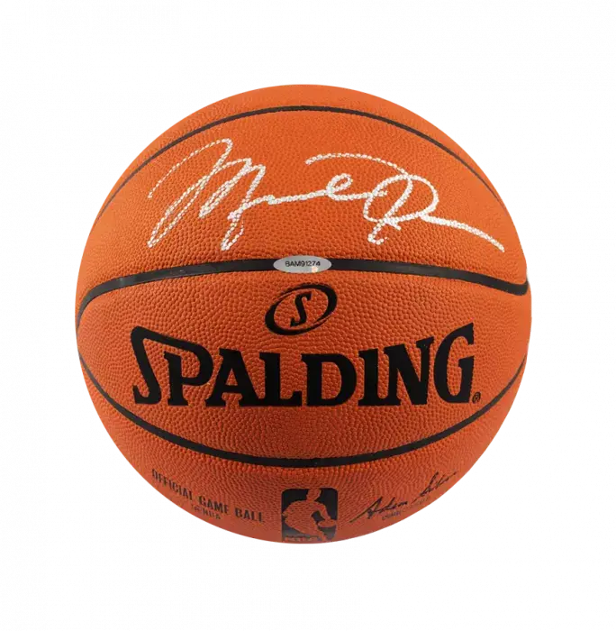Icons Michael Jordan Signed Spalding NBA Basketball