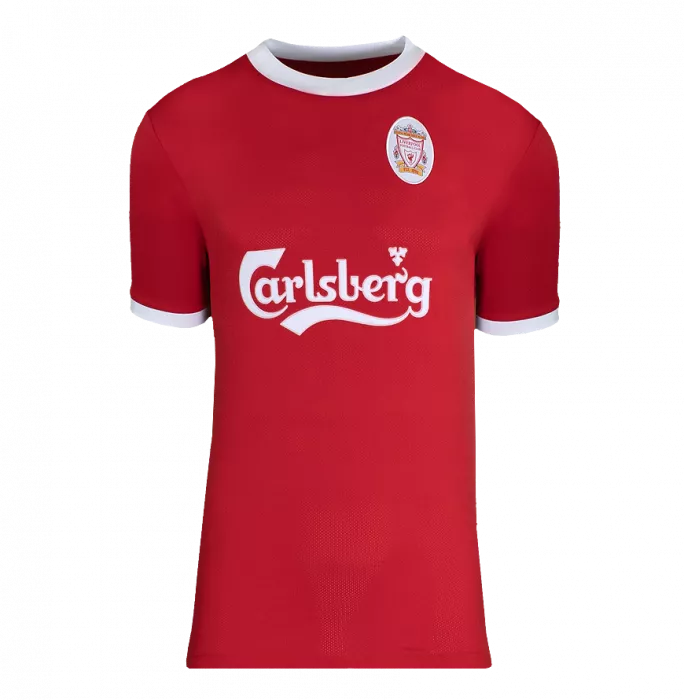 Icons Michael Owen Back Signed Liverpool 1998 Home Shirt In Deluxe Packaging