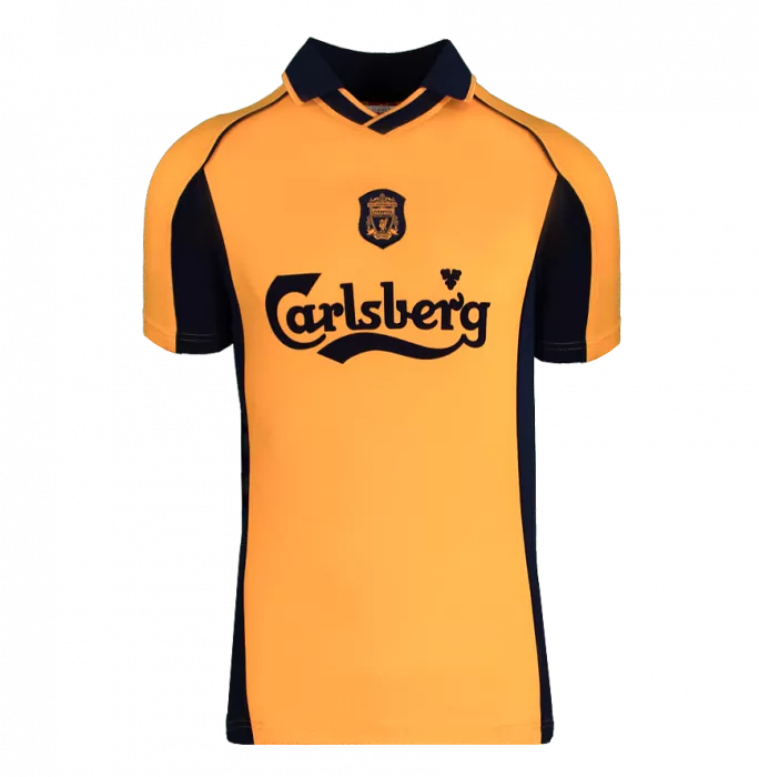 Icons Michael Owen Back Signed Liverpool 2000-01 Away Shirt In Hero Frame: Option 1
