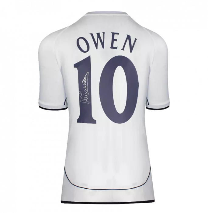 Icons Michael Owen Signed England 2002 Home Shirt In Classic Frame