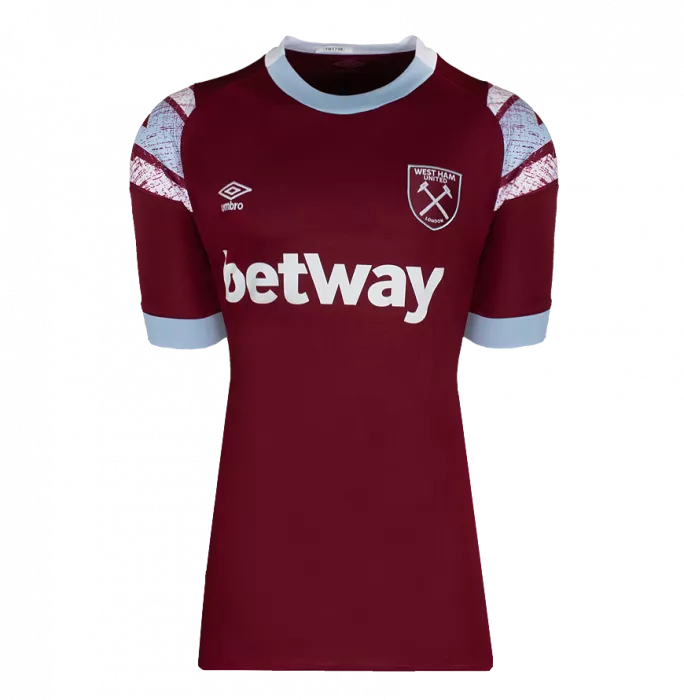 Icons Michail Antonio Back Signed West Ham United 2022-23 Home Shirt In Classic Frame