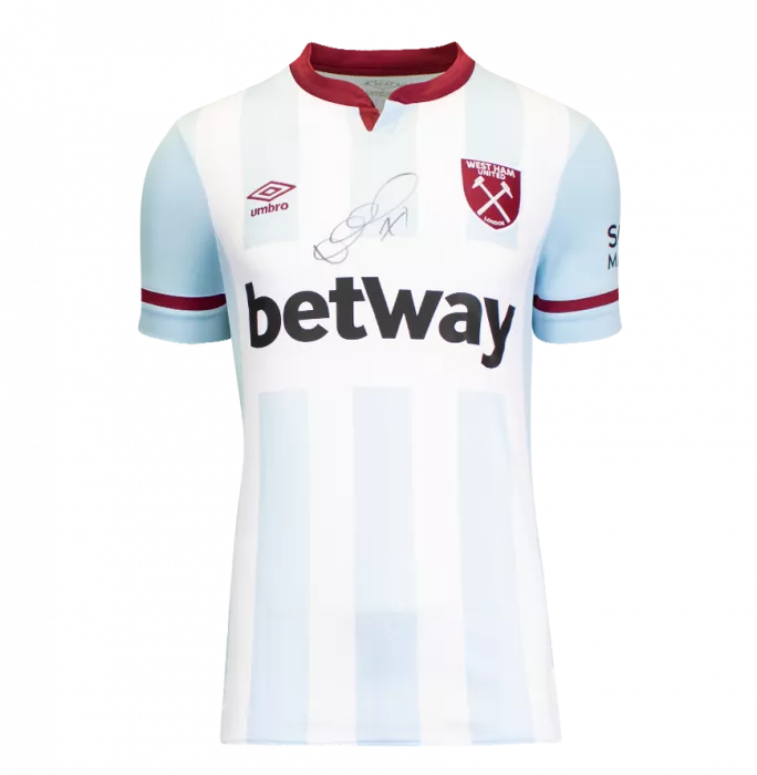Icons Michail Antonio & Mark Noble Signed West Ham United Shirts In Classic Dual Frame