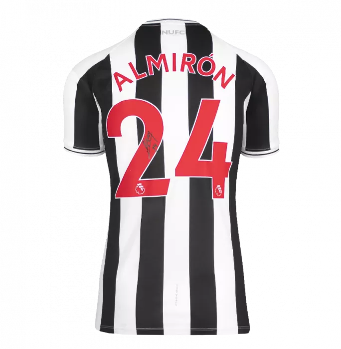 Icons Miguel Almiron Back Signed Newcastle United 2022-23 Home Shirt