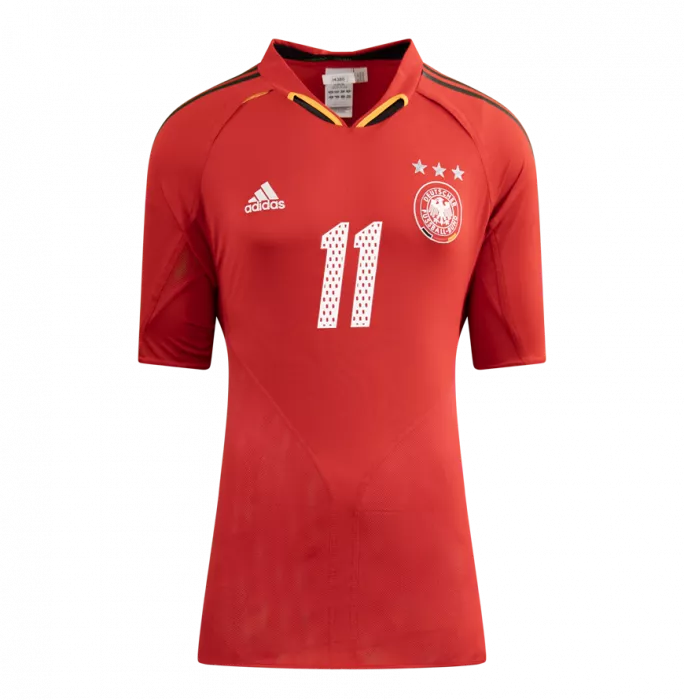 Icons Miroslav Klose Back Signed Germany 2004-06 Third Shirt In Classic Frame