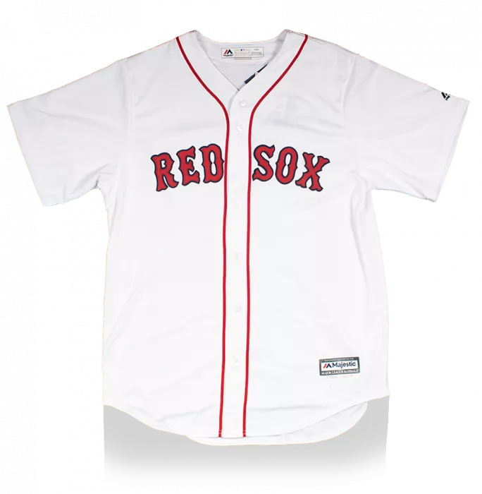 Icons Mookie Betts Back Signed Boston Red Sox Jersey: 2018 MLB World Series Champions Edition