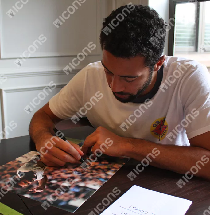 Icons Mousa Dembele Signed And Framed Tottenham Hotspur Photo: Goal Vs Bournemouth