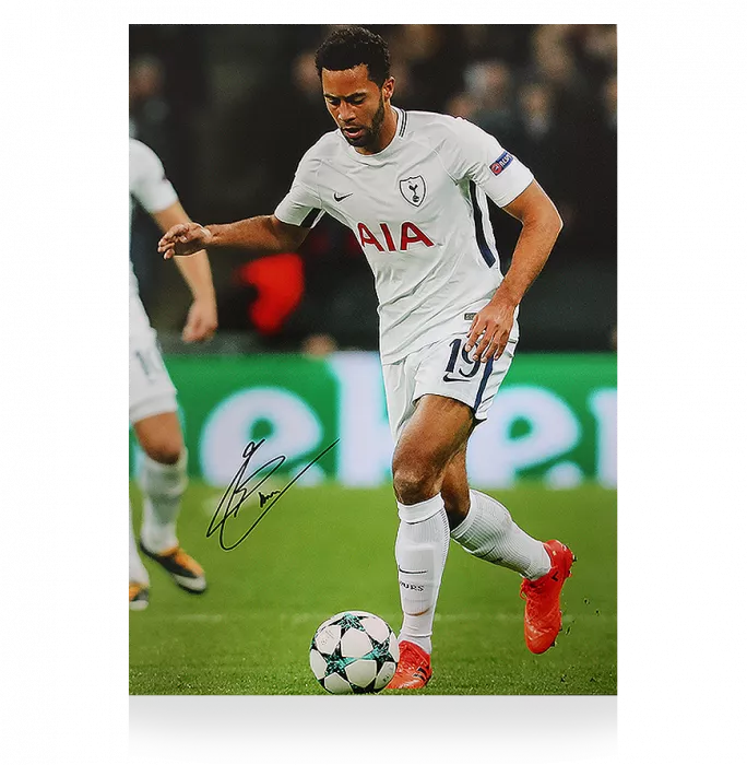 Icons Mousa Dembele Signed Tottenham Hotspur Photo: Midfield Master
