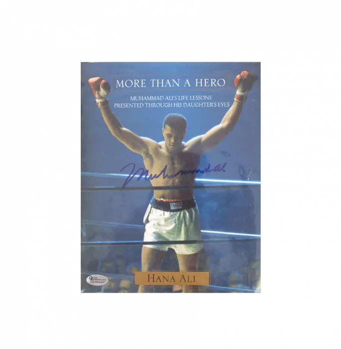 Icons Muhammad Ali Signed Book - More Than A Hero (OA-8424227)
