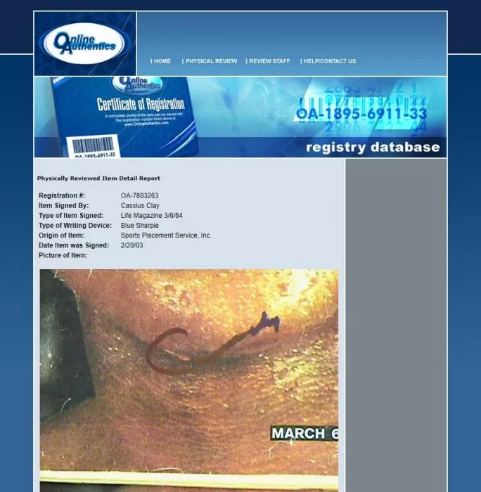 Icons Muhammad Ali Signed Life Magazine - March 1964 Cassius Clay Autograph (OA-7803263)