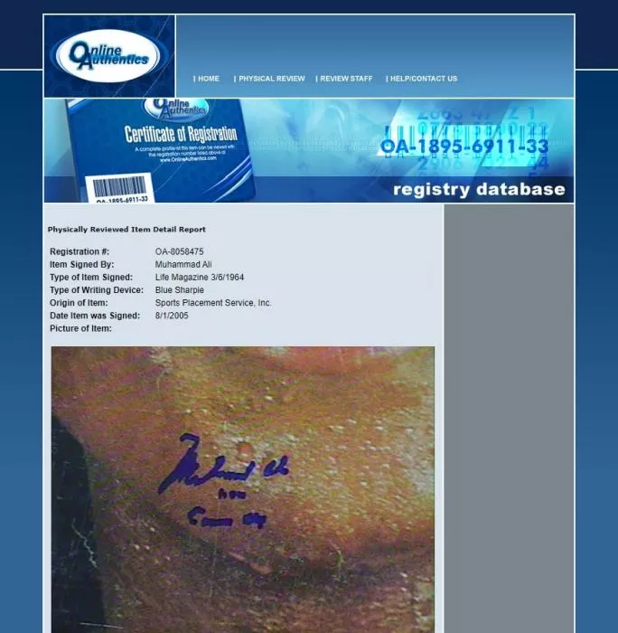 Icons Muhammad Ali Signed Life Magazine - March 1964 (OA-8058475)