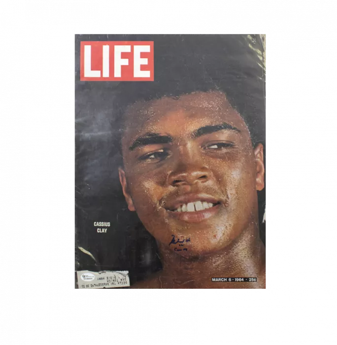 icons Muhammad Ali Signed Life Magazine - March 1964 (OA-8058475)