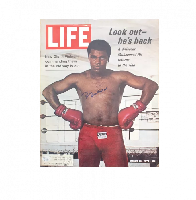 icons Muhammad Ali Signed Life Magazine - October 1970 (OA-7817361)