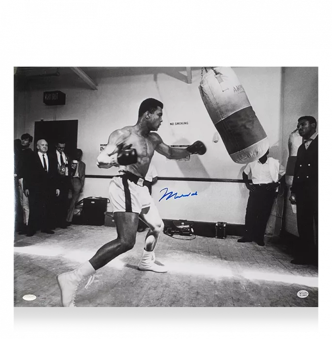 Icons Muhammad Ali Signed Photo: An Icon In Training
