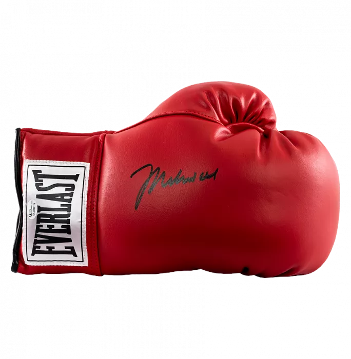 Icons Muhammad Ali Signed Red Everlast Boxing Glove