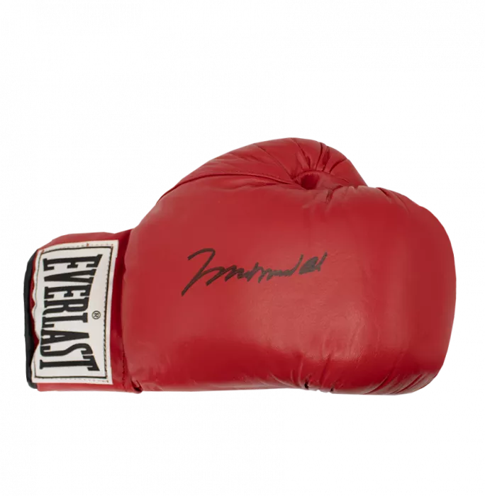 Icons Muhammad Ali Signed Red Everlast Boxing Glove