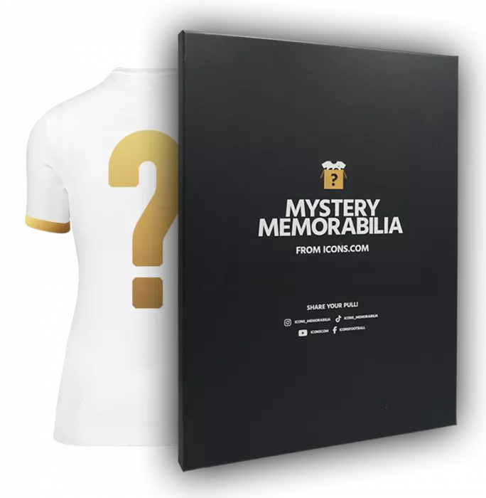 icons Mystery Memorabilia Signed Shirt Box: Memory of European football game