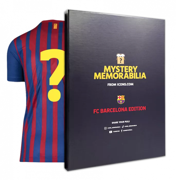 icons Mystery Memorabilia Signed Shirt Box: Official FC Barcelona Edition