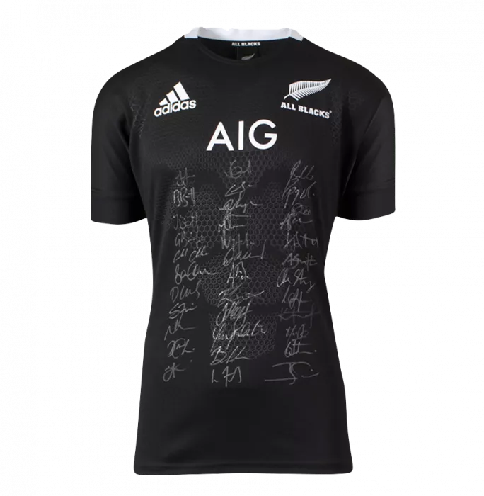 Icons New Zealand 2020 Squad Signed Rugby Shirt In Hero Frame: Option 1